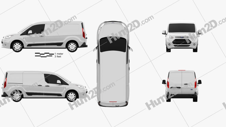 Ford Transit Connect 2014 PNG Clipart