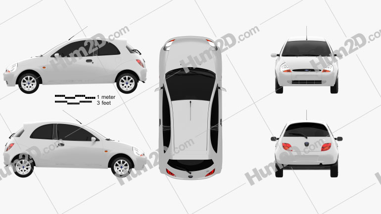 Ford Ka 2003 PNG Clipart