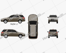 Ford Territory 2012 car clipart