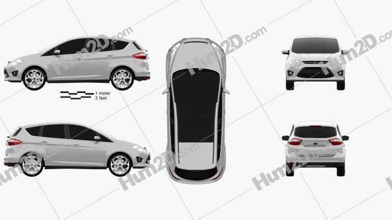 Ford C-MAX 2010 PNG Clipart