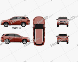 Ford Everest 2014 car clipart