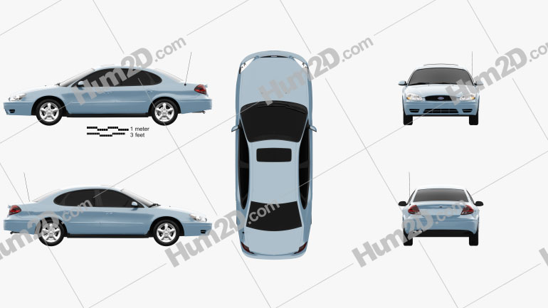 Ford Taurus 2000 Blueprint