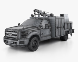 Ford F-550 Service Truck 2015 car clipart