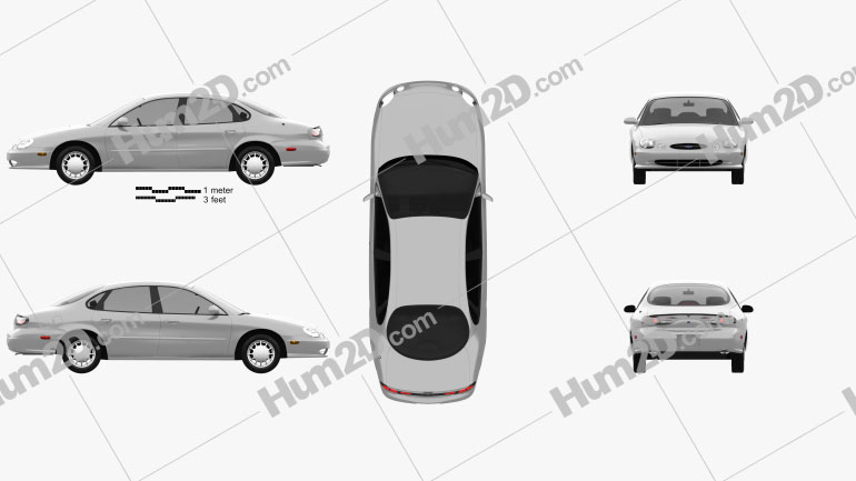 Ford Taurus 1996 PNG Clipart