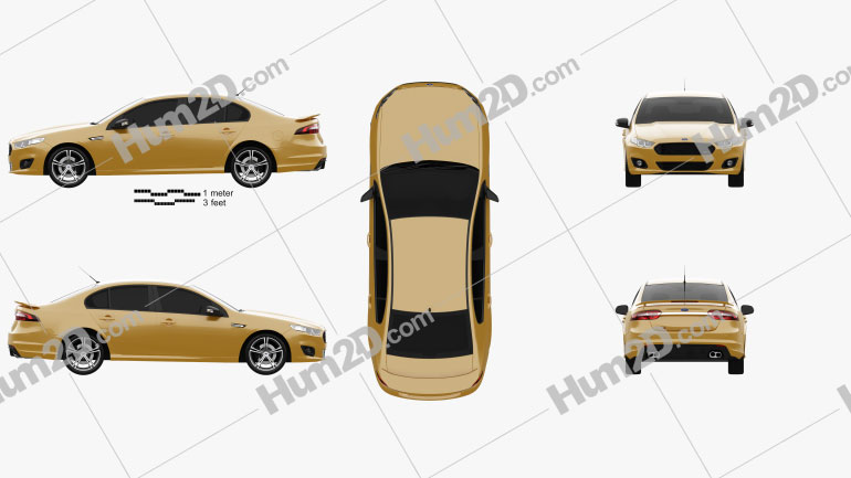 Ford Falcon (FG) XR8 2015 PNG Clipart