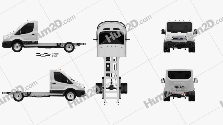 Ford Transit Cab Chassis 2014 clipart