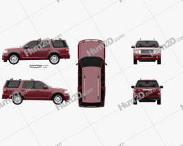 Ford Expedition Limited 2007 car clipart