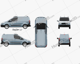 Ford Transit Courier 2015 clipart
