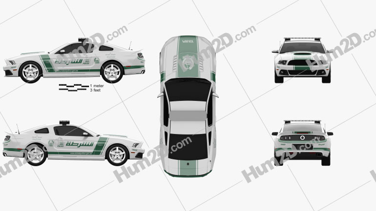 Ford Mustang Roush Stage 3 Polizei Dubai 2013 PNG Clipart