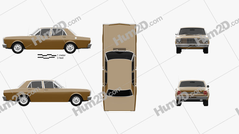 Ford Falcon 1968 PNG Clipart
