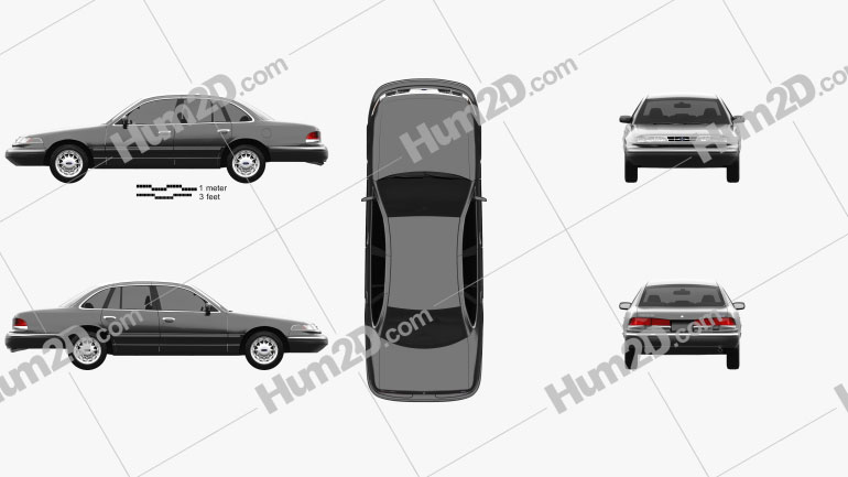 Ford Crown Victoria 1995 PNG Clipart