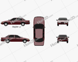 Ford Falcon 1988 car clipart