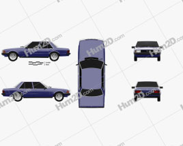 Ford Falcon 1979 car clipart