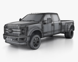 Ford F-450 Super Duty Super Crew Cab Platinum 2018 car clipart