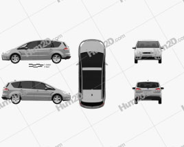 Ford S-Max 2006 clipart