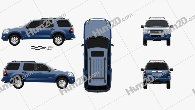 Ford Explorer 2006 PNG Clipart