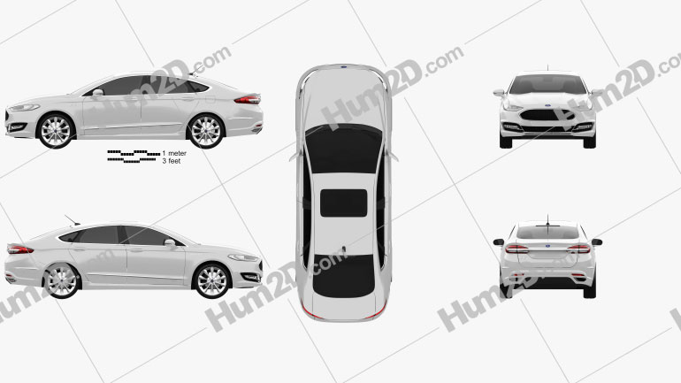 Ford Mondeo (Fusion) Vignale 2015 PNG Clipart
