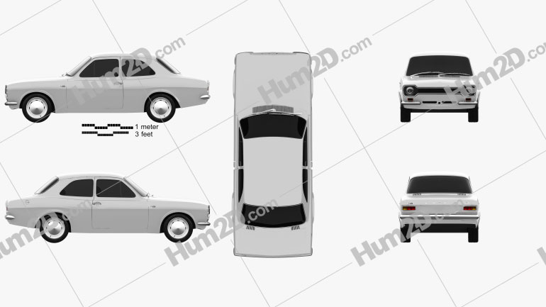Ford Escort RS1600 1970 PNG Clipart