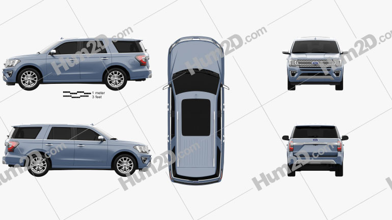 Ford Expedition Platinum 2017 PNG Clipart
