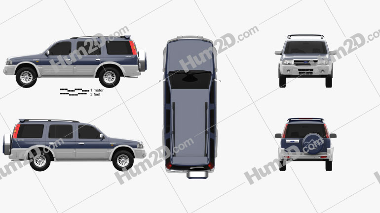 Ford Everest 2003 Blueprint