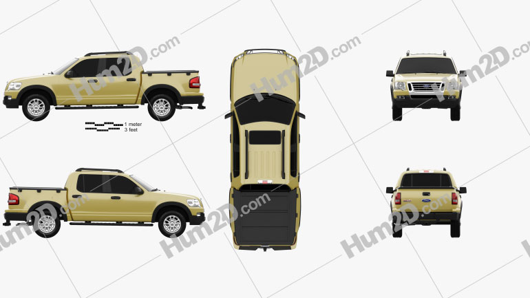 Ford Explorer Sport Trac 2006 PNG Clipart