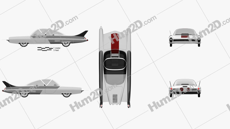 Ford FX Atmos 1954 PNG Clipart