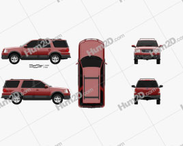 Ford Expedition 2003 car clipart