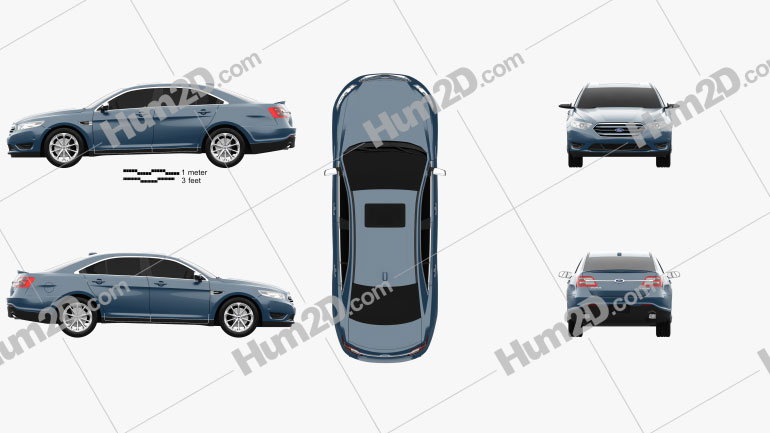 Ford Taurus Limited 2013 PNG Clipart