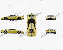 Ford GT 2017 car clipart