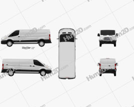 Ford Transit Kastenwagen L2H1 US-Spez 2012 clipart