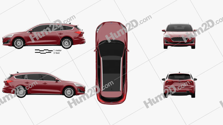Ford Focus Vignale turnier 2018 PNG Clipart