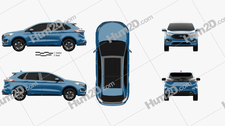 Ford Edge ST 2019 PNG Clipart