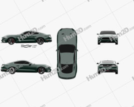 Ford Mustang Bullitt coupe 2019 car clipart