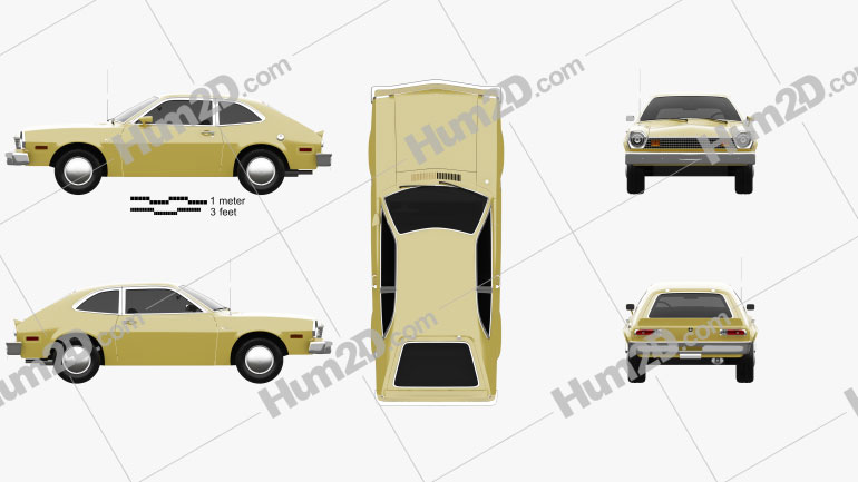 Ford Pinto hatchback 1976 PNG Clipart