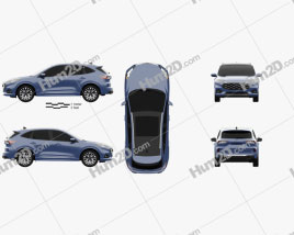 Ford Escape Titanium CN-spec 2020 car clipart