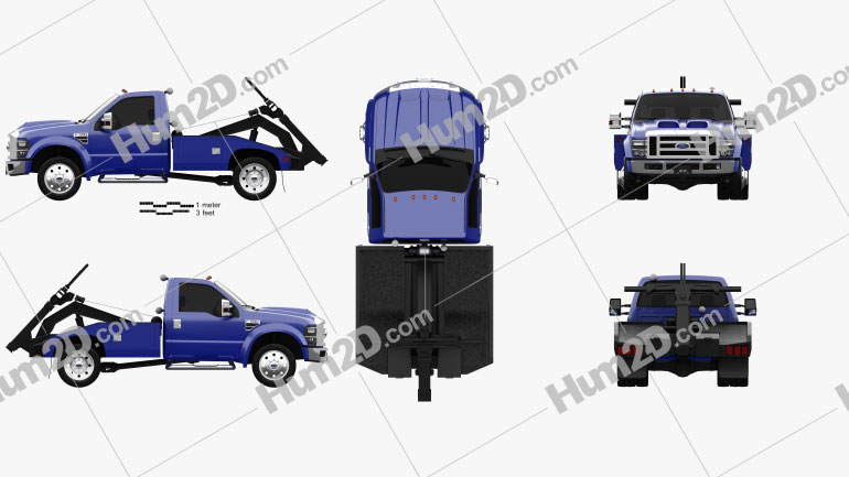 Ford F-550 Super Duty Regular Cab Reboque 2005 clipart