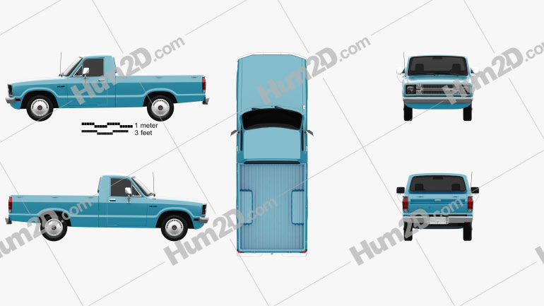 Ford Courier 1977 PNG Clipart