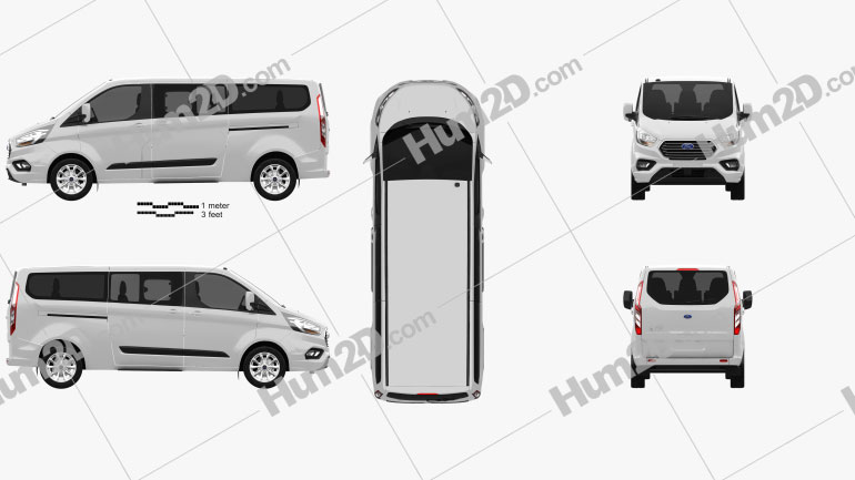 Ford Tourneo Custom L2 2017 PNG Clipart
