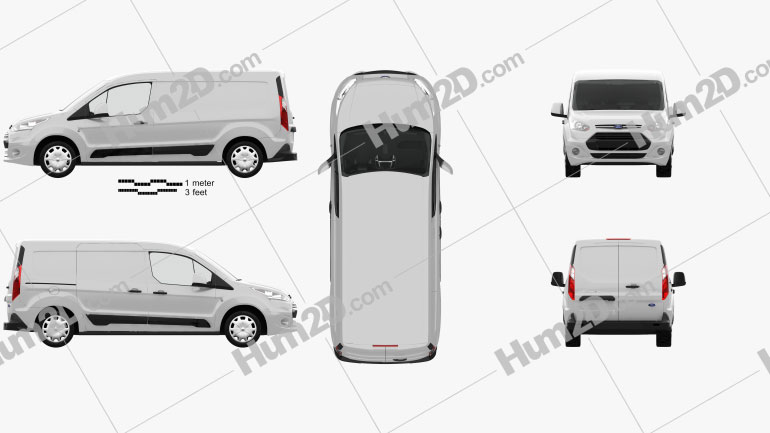 Ford Transit Connect LWB with HQ interior 2014 PNG Clipart