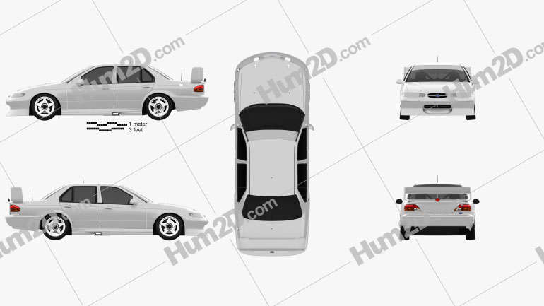 Ford Falcon V8 Supercars 1996 PNG Clipart