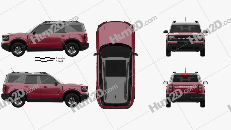 Ford Bronco Sport 2021 car clipart