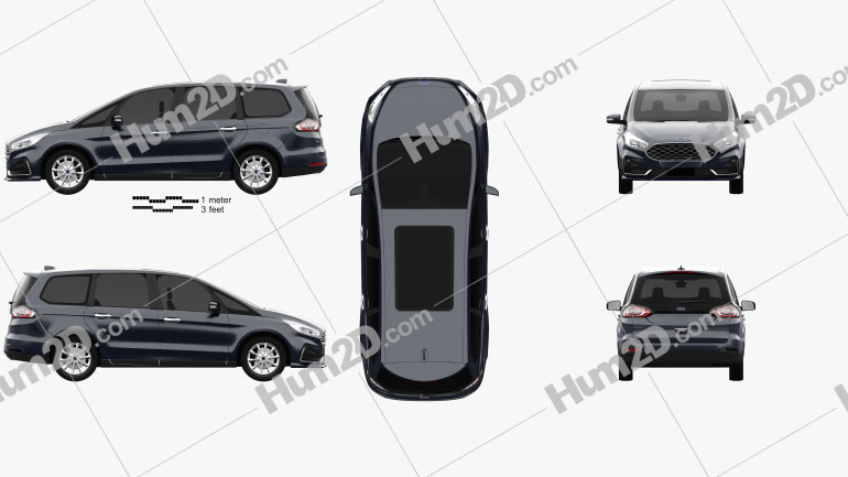 Ford Galaxy 2019 PNG Clipart