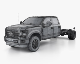 Ford F-550 Super Duty Crew Cab Chassis Lariat 2024 car clipart