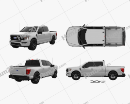 Ford F-150 Super Crew Cab 55ft Bed XLT 2021