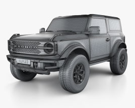 Ford Bronco 2-door Badlands 2022 car clipart