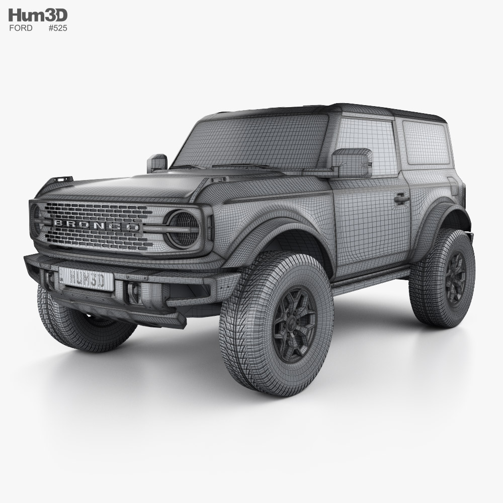 Ford Bronco 2-door Badlands 2022 car clipart