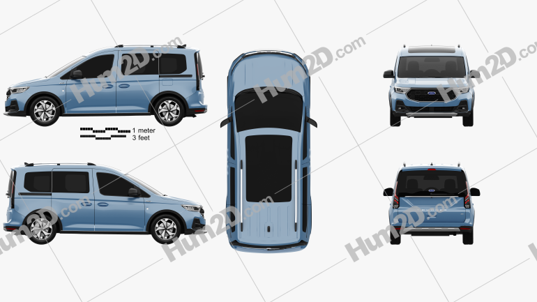 Ford Tourneo Connect Active 2022 clipart