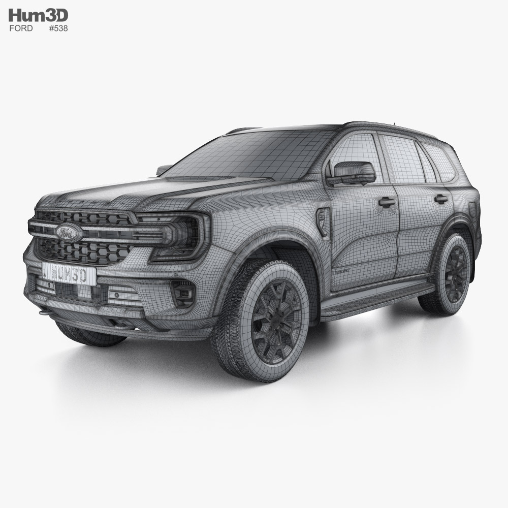 Ford Everest Sport 2024 3D model