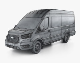 Ford Transit Cargo Van L4H3 US-spec 2024 clipart