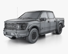 Ford F-150 Super Crew Cab 5.5 ft Bed Raptor 2024 car clipart